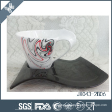 JX043-2B06 200CC Porcelain Cup and Saucer,